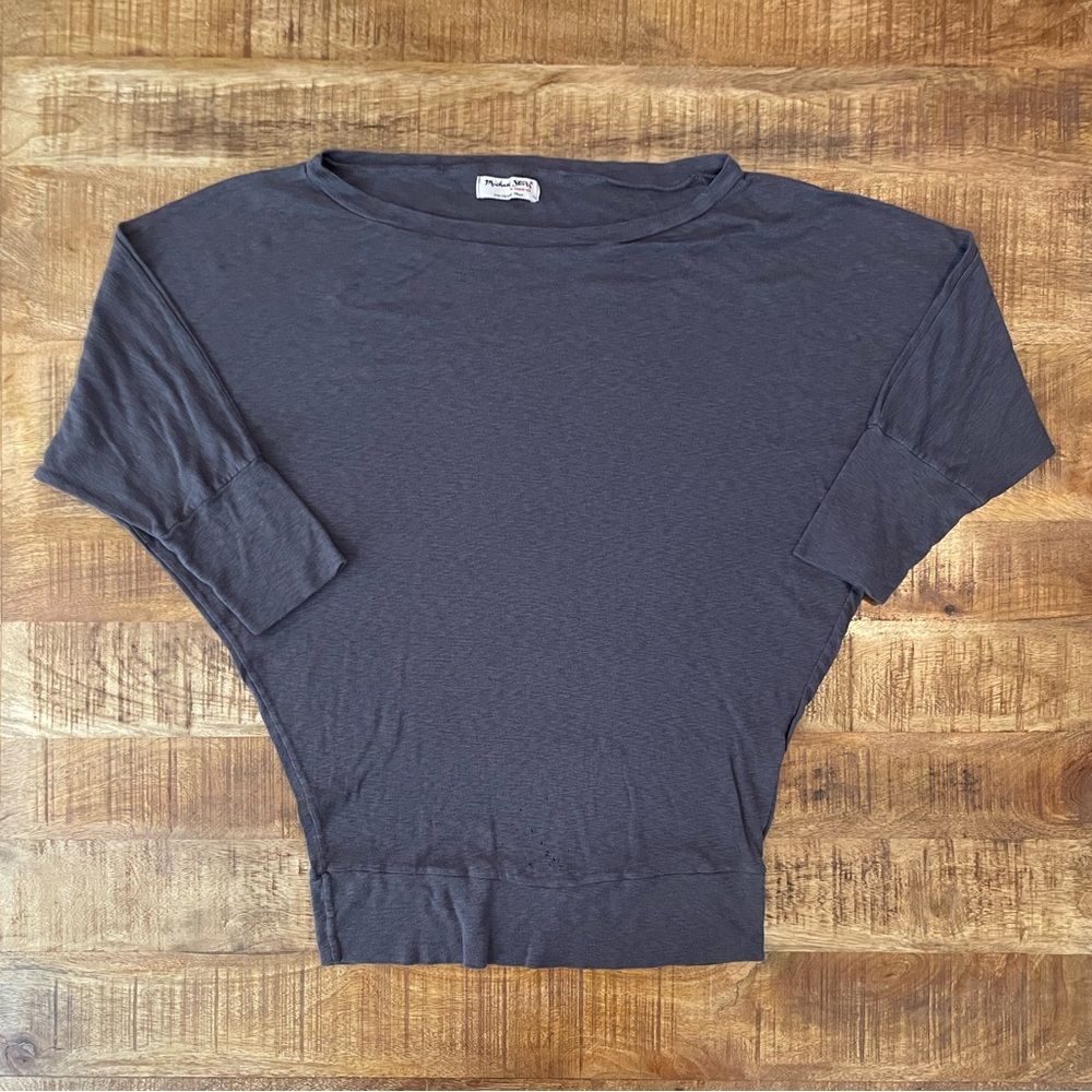Michael Stars The Original Tee Wide Neck